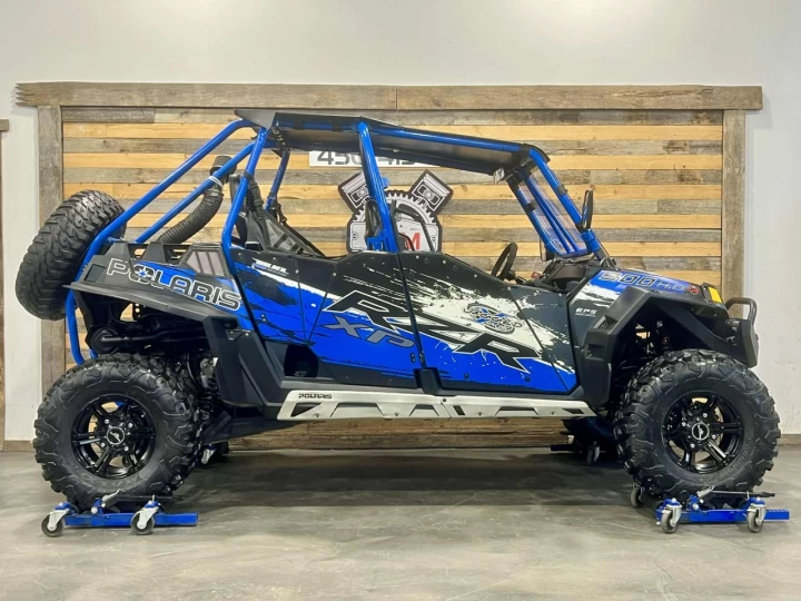 2013 POLARIS RZR4 XP 900 EFI EDITION SPECIALE JAGGED X RACING + 4X4 + EPS + 4 PASSAGERS 