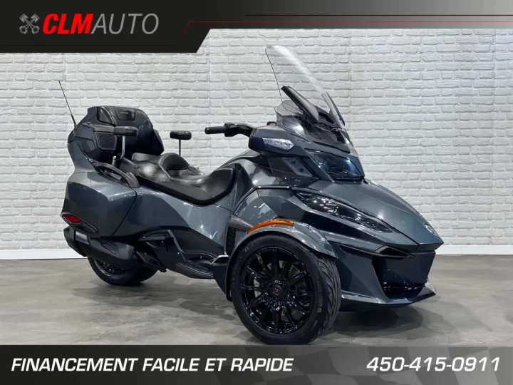 2018 BRP CAN-AM SPYDER RT LIMITED EDITION DARK SE-6 (SEMI-AUTOMATIQUE) ROTAX 1330 cc ACE EFI + 56197 KM + RARE & A1 