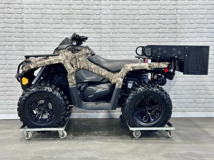 2022 BRP CAN-AM OUTLANDER 450 EFI EDITION CAMO + 4WD + DPS + SEULEMENT 839 KM + TREUIL + CONDITION A1 