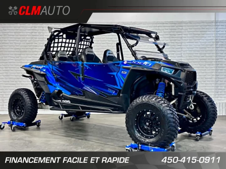 2015 POLARIS RZR4 1000 EFI + 4WD + EPS + 4 PASSAGERS + BEAUCOUP D'ÉQUIPEMENTS $$$ + RARE & A1 
