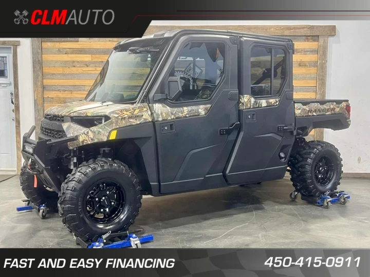 2024 POLARIS RANGER CREW XP 1000 NORTH STAR EDITION ULTIMATE + EPS + 4X4 + SEULEMENT 716 KM + GARANTIE 