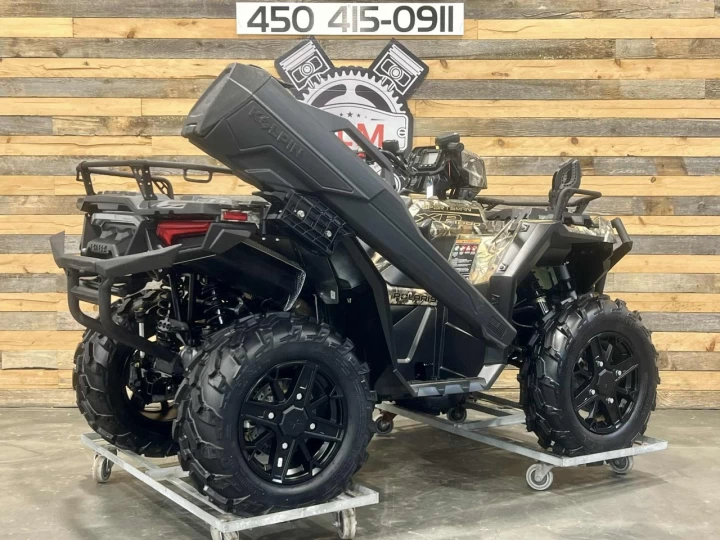 2024 POLARIS SPORTSMAN XP 1000 EFI EDITION HUNTER / CHASSEUR + CAMO + 4X4 + EPS + SEULEMENT 4 KM + TOUTE ÉQUIPÉE + RARE & A1 