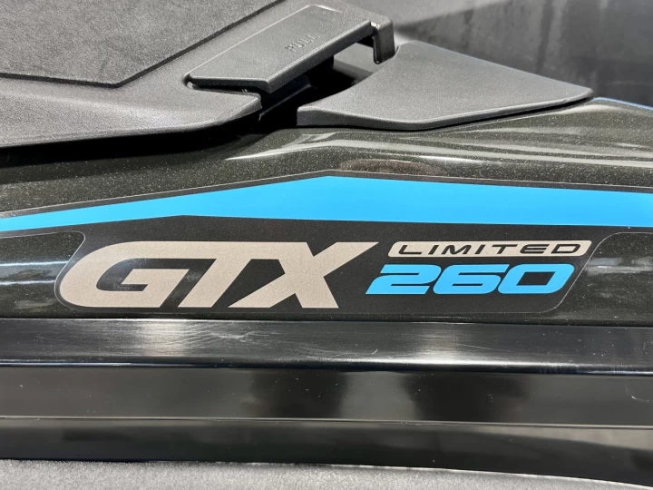 2016 BRP SEA-DOO GTX LIMITED 260 HP I.S = SUSPENSION INTELLIGENTE + IBR + VTS + 124 HR SEULEMENT + 3 PASSAGERS 