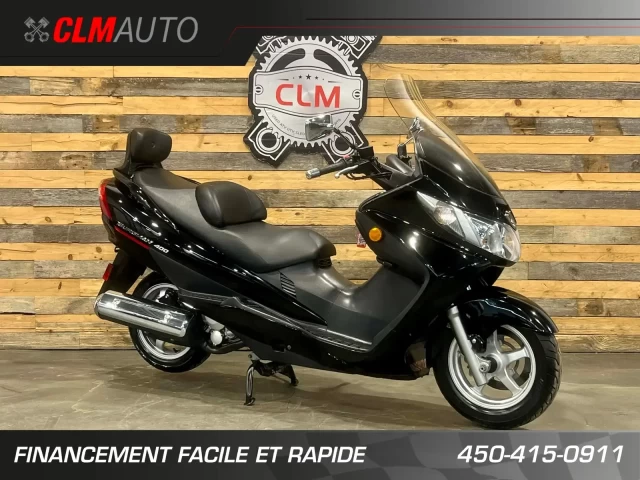 SUZUKI BURGMAN 400 EFI + SEULEMENT 30711 KM + BANC 2 PASSAGERS & DOSSIER + RARE & A1  2005