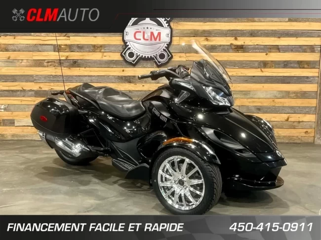 BRP CAN-AM SPYDER ST LIMITED SE-5 (SEMI-AUTOMATIQUE) + BAS KM 26699 KM + GPS + RADIO + SACCOCHE + COULEUR RARE & A1 - 2015