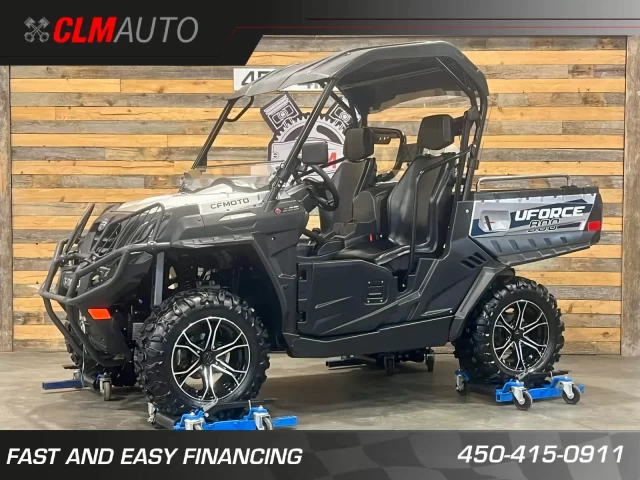 CF MOTO U-FORCE 800 LX EFI + 4X4 + EPS + SEULEMENT 1296 KM + GARANTIE MAI 2028 + CONDITION A1  2023