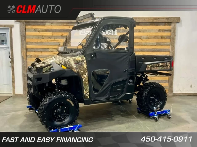 POLARIS RANGER XP 1000 EFI + EDITION LIMITÉE HUNTER + 4X4 + E.P.S + SEULEMENT 4629 KM  2017