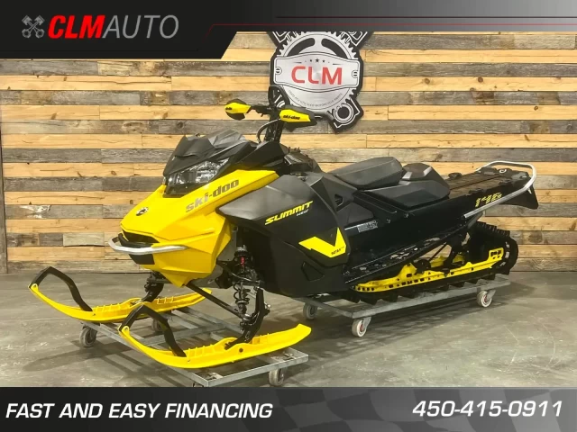 BRP SKI-DOO SUMMIT NEO+ PREMIUM 600 EFI 55 H.P 146'' + SEULEMENT 1035 KM + REV GEN4 + RARE & CONDITION A1  2023