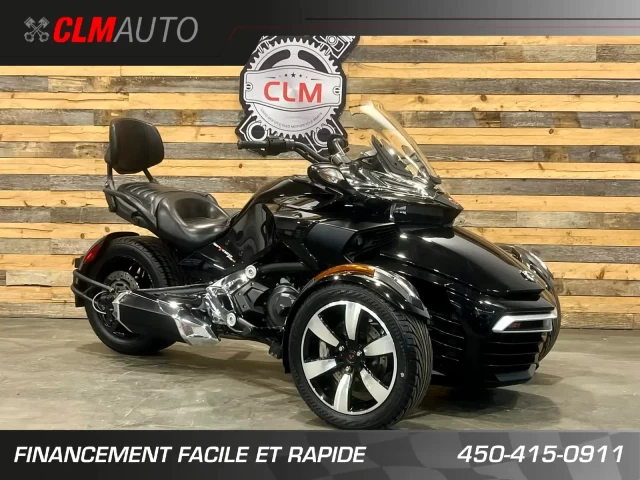 BRP CAN-AM SPYDER F3-S + SE-6 (SEMI-AUTOMATIQUE) + SEULEMENT 28382 KM + CONDITION A1  2015
