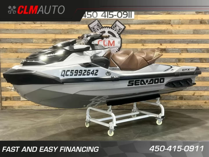 2019 BRP SEA-DOO GTX LIMITED 300 HP + IBR + VTS + AUDIO PREMIUM + 114 HR + 3 PASSAGERS + RARE & A1 