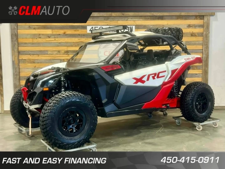 2024 BRP CAN-AM MAVERICK X3 X-RC TURBO ''RR'' 200 H.P + DPS + 4WD + 64'' + FOX + SEULEMENT 3784 KM + RARE & A1 