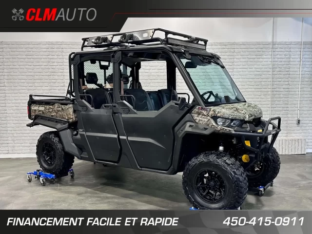 BRP CAN-AM DEFENDER MAX-CREW HD-10 + DPS + 4WD + 6 PASSAGERS + RARE & A1  2017