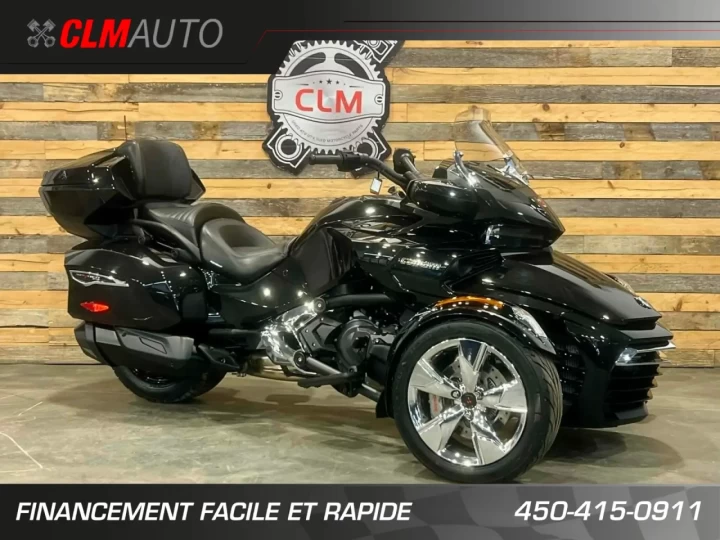 2022 BRP CAN-AM SPYDER F3 LIMITED SE-6 (SEMI-AUTOMATIQUE) ROTAX 1330 cc EFI + SEULEMENT 1753 KM + RARE & A1 