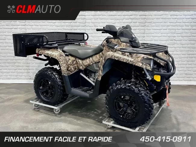 BRP CAN-AM OUTLANDER 450 EFI EDITION CAMO + 4WD + DPS + SEULEMENT 839 KM + TREUIL + CONDITION A1 - 2022