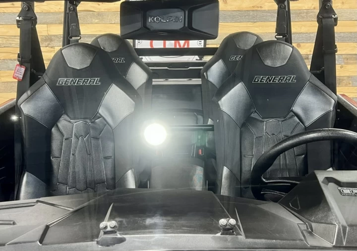 2021 POLARIS GENERAL 4 CREW EDITION DELUXE 1000 EFI + 4X4 + EPS + RIDE COMMAND GPS / AUDIO + FOX QS3 + 4 PASSAGERS 