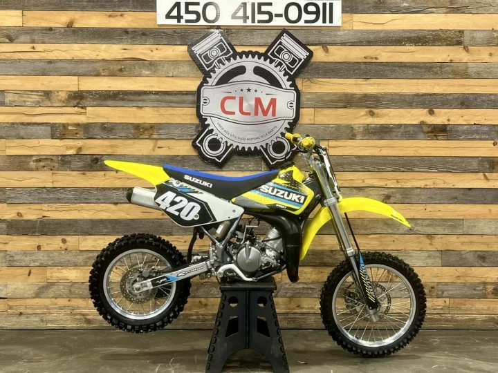2021 SUZUKI RM 85 + 2 TEMPS  + ROUE 17'' & 14''+ MX-MOTOCROSS + RARE & CONDITION A1 