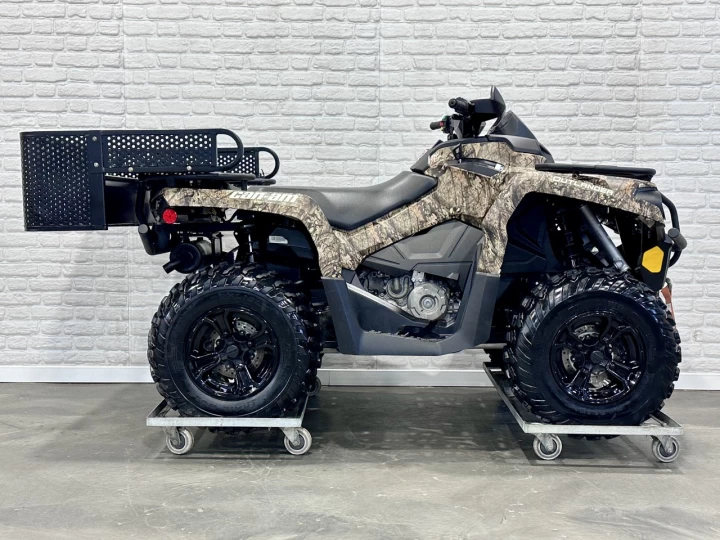 2022 BRP CAN-AM OUTLANDER 450 EFI EDITION CAMO + 4WD + DPS + SEULEMENT 839 KM + TREUIL + CONDITION A1 