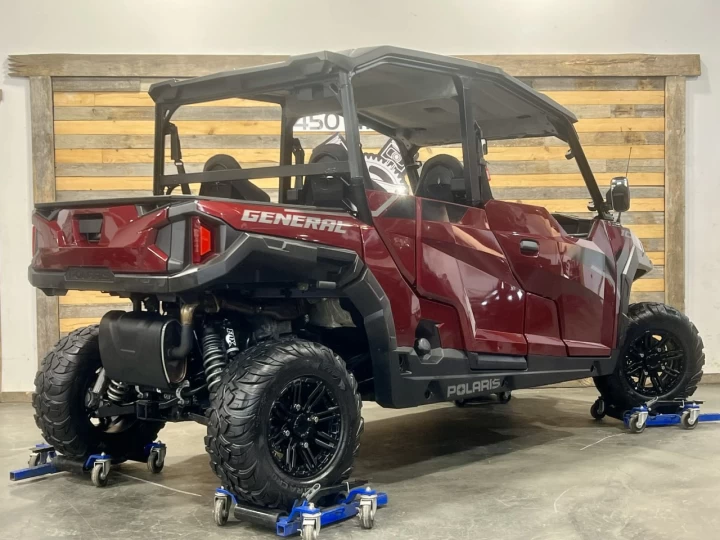 2021 POLARIS GENERAL 4 CREW EDITION DELUXE 1000 EFI + 4X4 + EPS + RIDE COMMAND GPS / AUDIO + FOX QS3 + 4 PASSAGERS 