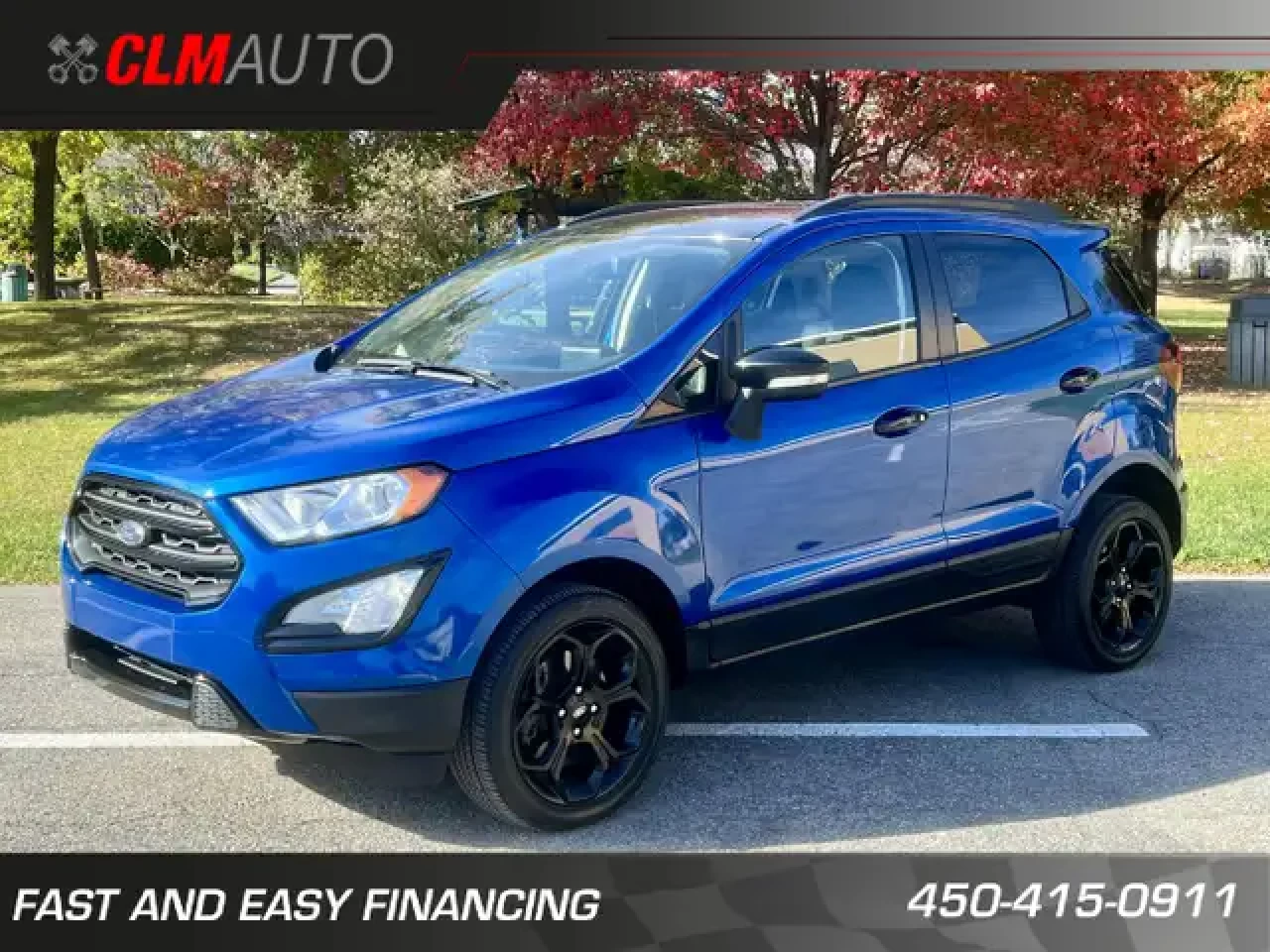 2022 FORD ECOSPORT SES 4WD + 2.0L + SEULEMENT 40693 KM + GARANTIE FORD + COULEUR RARE + CONDITION A1  Main Image