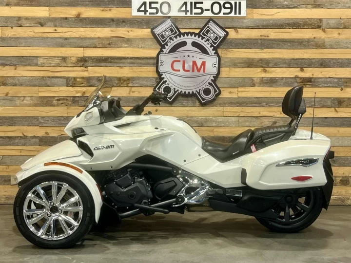 2016 BRP CAN-AM SPYDER F3 LIMITED SE-6 (SEMI-AUTOMATIQUE) + ROTAX 1330 cc EFI + SEULEMENT 34305 KM + ENSEMBLE CHROME 