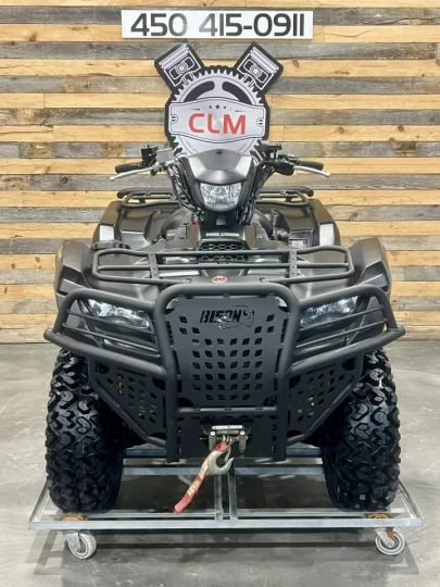 2019 SUZUKI KING QUAND AXI + 4X4 + EPS + 6758 KM + NOIR SATIN + RARE & A1 