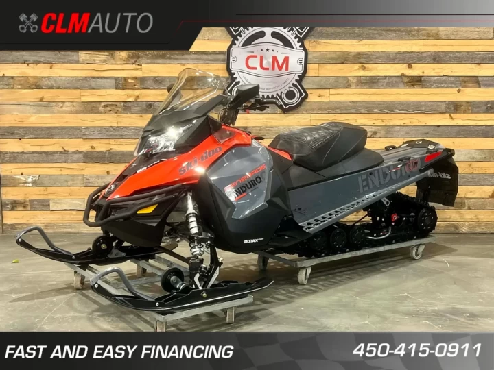 2018 BRP SKI-DOO RENEGADE ENDURO 600 E-TEC 137'' + SUSPENSION A AIR + ROLLERSKI + CONDITION IMPECCABLE A1 
