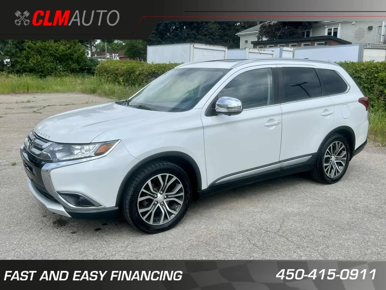 2017 MITSUBISHI OUTLANDER E.S AWD/4X4 + 7 PASSAGERS + CUIR + TOUTE ÉQUIPÉE + A1  Image principale