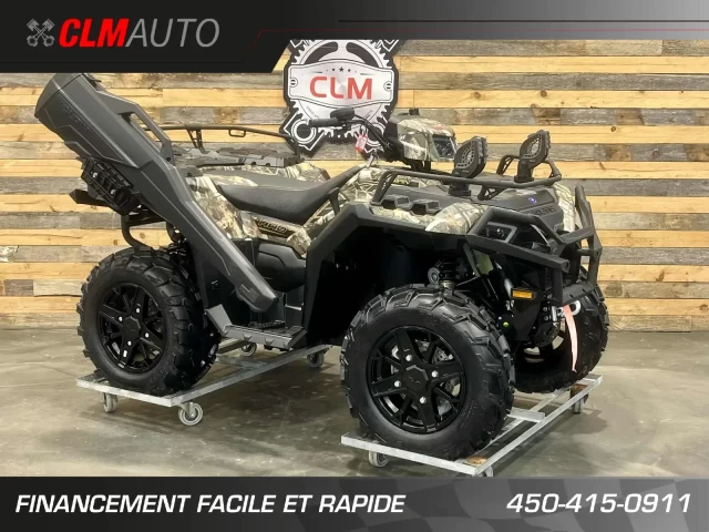 POLARIS SPORTSMAN XP 1000 EFI EDITION HUNTER / CHASSEUR + CAMO + 4X4 + EPS + SEULEMENT 4 KM + TOUTE ÉQUIPÉE + RARE & A1  2024