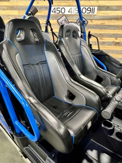 2013 POLARIS RZR4 XP 900 EFI EDITION SPECIALE JAGGED X RACING + 4X4 + EPS + 4 PASSAGERS 