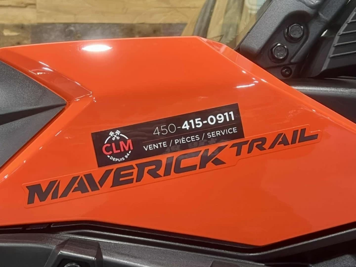 2018 BRP CAN-AM MAVERICK TRAIL 1000 EFI + DPS + 4X4 + SEULEMENT 5271 KM + BEAUCOUP D'ÉQUIPEMENTS $$$ 