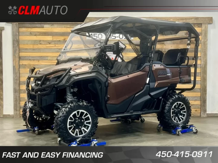 2020 HONDA PIONEER-5 1000 LIMITED EDITION + 4X4 + EPS + FOX + 5 PASSAGERS + 2447 KM SEULEMENT 