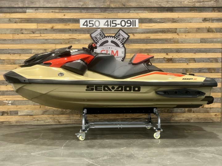 2025 BRP SEA-DOO RXP-X 325 H.P + IBR + VTS + PREMIUM AUDIO + TECH PKG + 4 HR + RARE & A1 