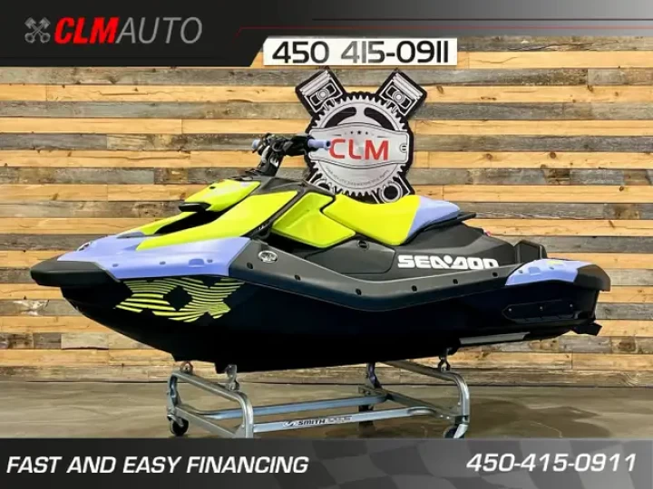 2024 BRP SEA-DOO SPARK TRIXX 90 H.P + IBR + NOUVEAU MODE TRIXX + BANC FREESTYLE 1 UP + 0 HR 