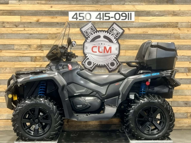 BRP CAN-AM OUTLANDER MAX XT 650 EFI + 4X4 + DPS + VRAI VTT 2 PLACES LEGALE EN SENTIER + 6479 KM + RARE  2021