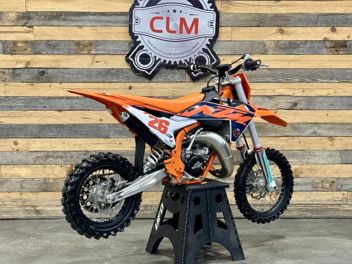 2024 KTM 65 SX + 2 TEMPS + SEULEMENT 58 HR + JEUNE / ENFANT MX - MOTOCROSS + RARE & A1 