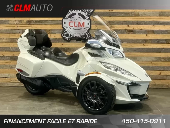BRP CAN-AM SPYDER RT-S SE-6 (SEMI-AUTOMATIQUE) + ROTAX 1330 cc ACE EFI + 63044 KM - 2015