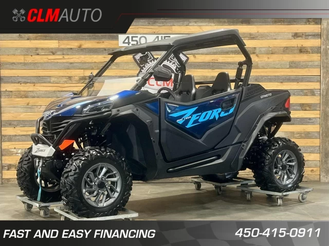 CF MOTO Z-FORCE 800 EFI EDITION TRAIL 50'' + EPS + 4X4 + SEULEMENT 1641 KM + RARE & A1  2025