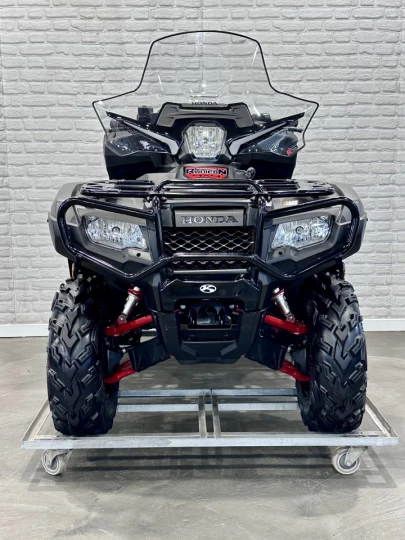 2019 HONDA TRX FOREMAN RUBICON 500 DELUXE + 4WD + POWER STEERING + SEULEMENT 790 KM + IMPECCABLE & RARE 