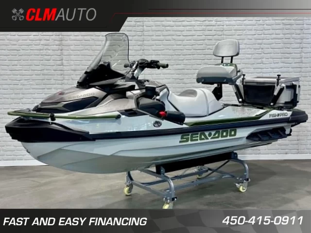 BRP SEA-DOO FISHPRO APEX EDITION 300 HP + IBR + VTS + IDF + GPS + AUDIO + TECH PKG + COOLER + 3 PASSAGERS + 4 HR + RARE & A1  2025