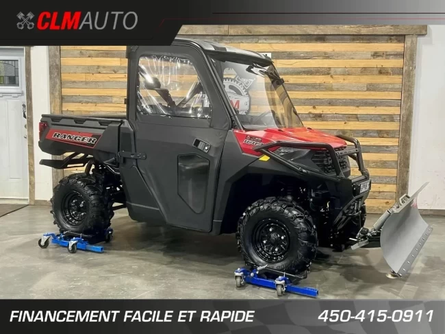 POLARIS RANGER 1000 EFI + 4X4 + EPS + SEULEMENT 1216 KM + 3 PASSAGERS + TOUTE ÉQUIPÉE + CONDITION A1 - 2020