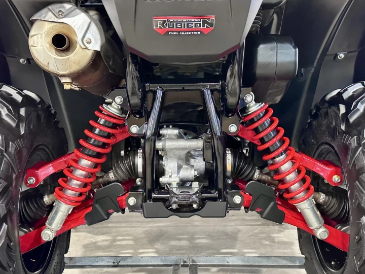 2019 HONDA TRX FOREMAN RUBICON 500 DELUXE + 4WD + POWER STEERING + SEULEMENT 790 KM + IMPECCABLE & RARE 