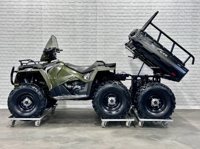 POLARIS SPORTSMAN 570 EFI BIG BOSS 6X6 EPS + 2 PASSAGERS + 6256 KM + RARE & A1  2017