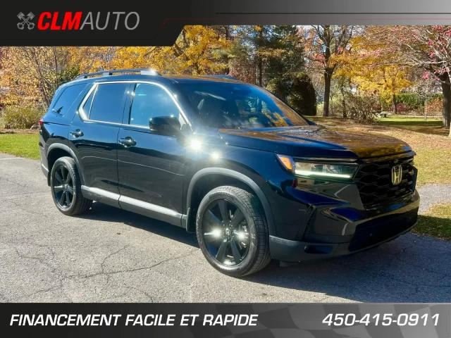 HONDA PILOT BLACK EDITION AWD + V6 3.5L + SEULEMENT 34856 KM + GARANTIE  2023
