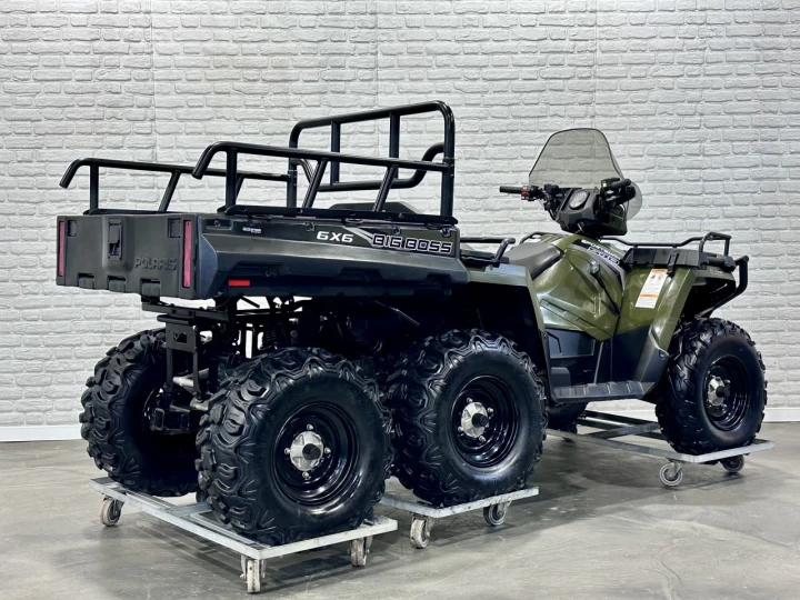 2017 POLARIS SPORTSMAN 570 EFI BIG BOSS 6X6 EPS + 2 PASSAGERS + 6256 KM + RARE & A1 