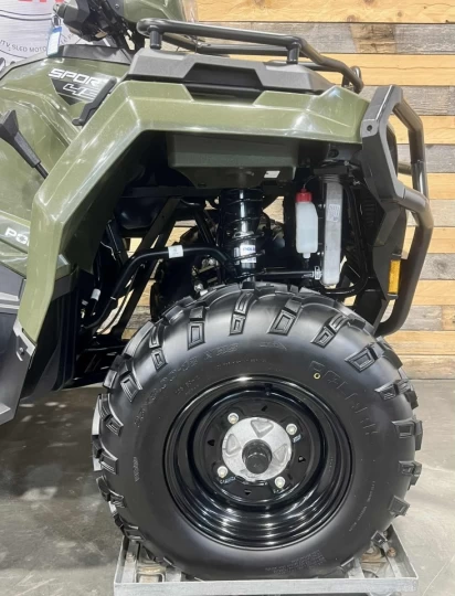 2023 POLARIS SPORTSMAN 450 H.O EFI + 4X4 + SEULEMENT 9 KM + PARE CHOC HD + CONDITION IMPECCABLE A1 