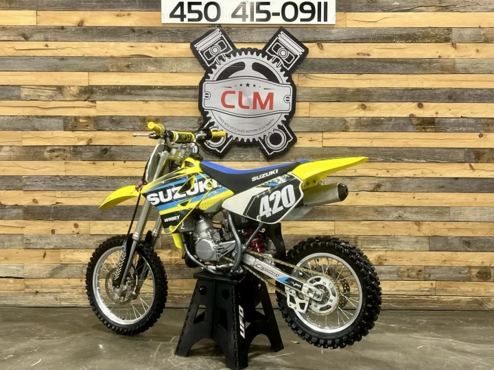 2021 SUZUKI RM 85 + 2 TEMPS  + ROUE 17'' & 14''+ MX-MOTOCROSS + RARE & CONDITION A1 