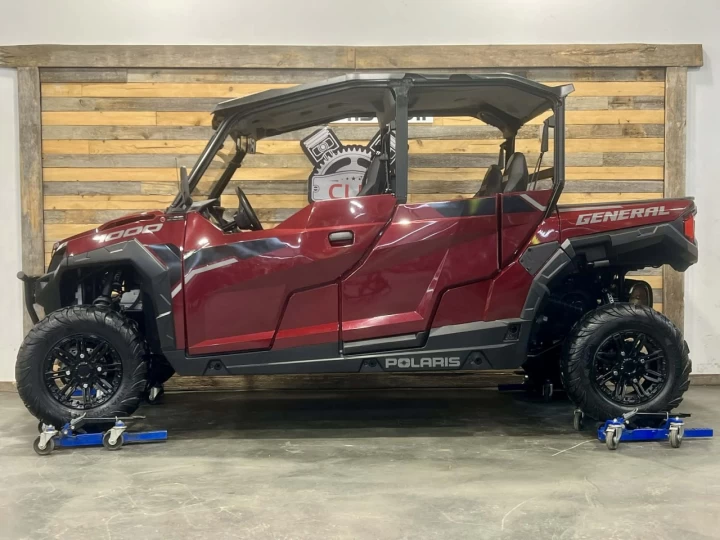 2021 POLARIS GENERAL 4 CREW EDITION DELUXE 1000 EFI + 4X4 + EPS + RIDE COMMAND GPS / AUDIO + FOX QS3 + 4 PASSAGERS 