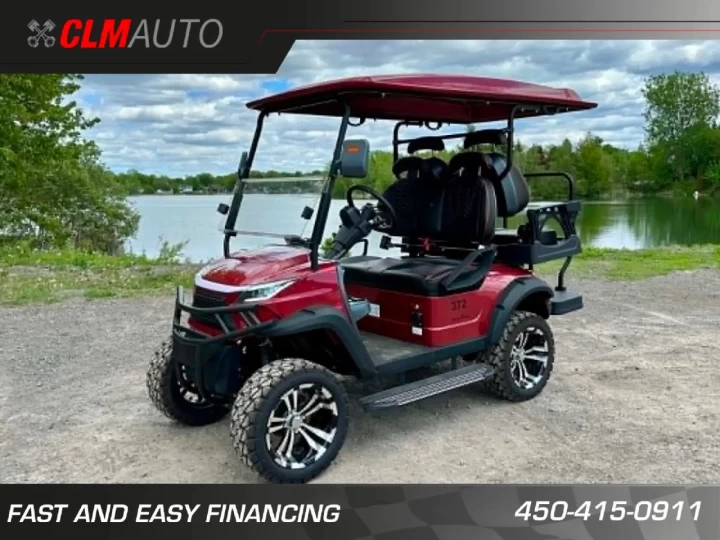 2024 MATRYX F4 - V.E CART DE GOLF ELECTRIQUE LUXUEUX A 4 PASSAGERS + TOUTE ÉQUIPÉE + RARE & A1 