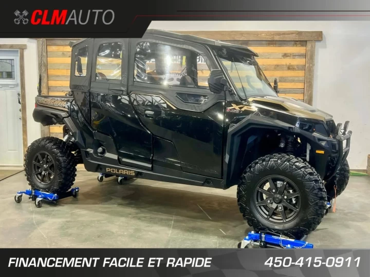 2023 POLARIS GENERAL 4 XP 1000 DLX-DELUXE EDITION + 4X4 + EPS + RIDE COMMAND GPS - AUDIO + 4 PASSAGERS + GARANTIE SEPT 2028 