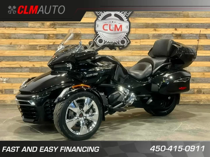2022 BRP CAN-AM SPYDER F3 LIMITED SE-6 (SEMI-AUTOMATIQUE) ROTAX 1330 cc EFI + SEULEMENT 1753 KM + RARE & A1 